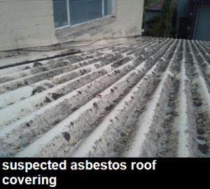 asbestos roof covering
