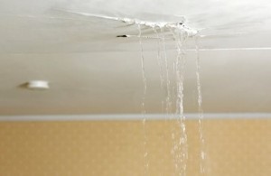 water ceiling leaking